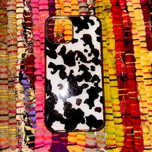 Cow print phone case